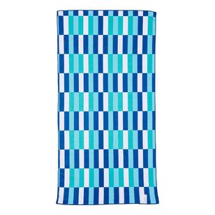 KOO Sand Free Beach Towels Navy 75 x 150 cm