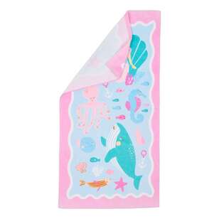 KOO Kids Beach Towels Pink 60 x 120 cm