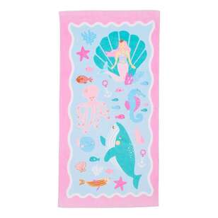 KOO Kids Beach Towels Pink 60 x 120 cm