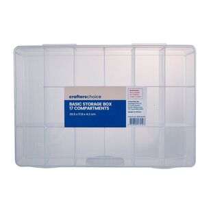 Crafters Choice 17 Compartment Basic Storage Box Assorted