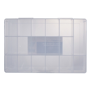 Crafters Choice 17 Compartment Basic Storage Box Clear