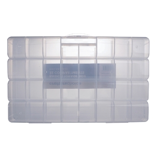 Crafters Choice 32 Compartment Basic Storage Box Clear