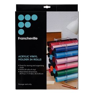 Francheville Acrylic Vinyl Holder 24 Rolls Assorted