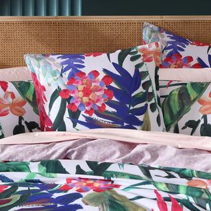 Logan & Mason Atherton Tropic Quilt Cover Set Multicoloured