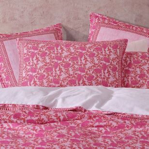 Logan & Mason Gatika Quilt Cover Set Pink