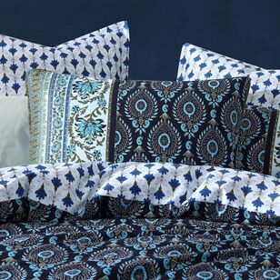 Logan & Mason Priya Quilt Cover Set Blue