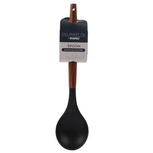 Culinary Co By Manu Silicone Spoon Black