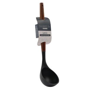 Culinary Co By Manu Silicone Ladle Black