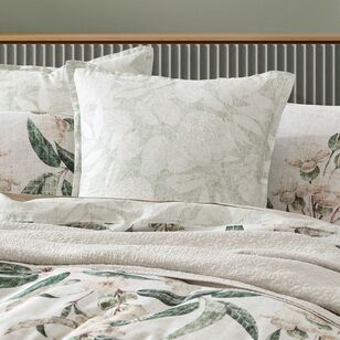 Logan & Mason Leeton Quilt Cover Set Eucalyptus