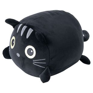 Kids House Squish Cat Cushion Black