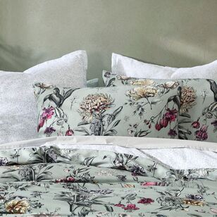 Logan & Mason Botanical Coast Quilt Cover Set Sage