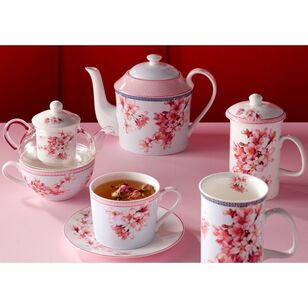 Ashdene Cherry Blossom Teapot & 2 Teacup Set Multicoloured
