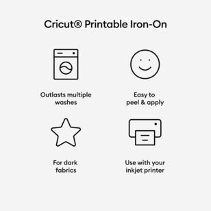 Cricut Joy Xtra Printable Iron On Dark A4