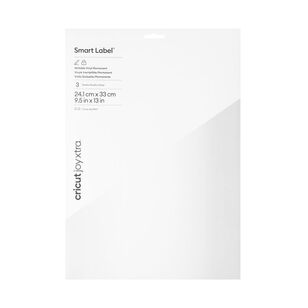 Cricut Joy Xtra Smart Label Writable White Vinyl White 9.5 in x 13 in