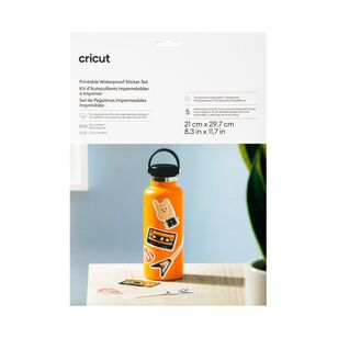 Cricut Joy Xtra Printable Waterproof Sticker Set Transparent A4