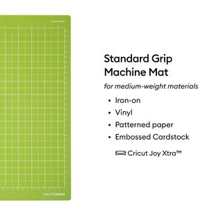 Cricut Joy Xtra Standard Grip Mat Multicoloured