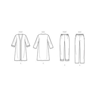 New Look N6770 Misses' Jacket and Pants Pattern White 10 - 22
