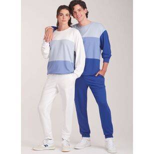 New Look N6772 Unisex Knit Top and Pants Pattern White XS - XXL