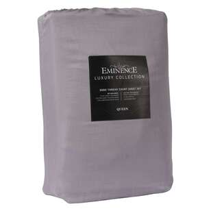 Eminence Luxury Collection 2000 Thread Count Sheet Set Silver Queen