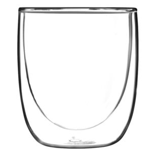 Pyrex Double Wall Glass Set Clear 250 mL