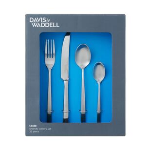 Davis & Waddell Orlando 32 Piece Cutlery Set Silver