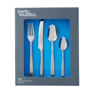 Davis & Waddell Florence 32 Piece Cutlery Set Silver