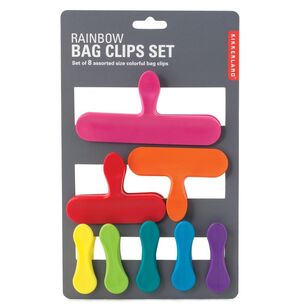 Kikkerland Rainbow Bag Clip Assorted