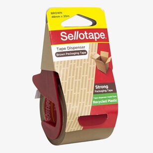 Sellotape Packaging Tape Dispenser 48mm x 20m Brown