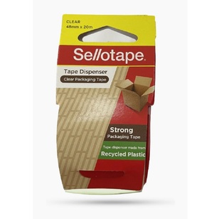 Sellotape Packaging Tape Dispenser 48mm x 20m Clear