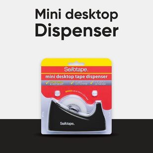 Sellotape Mini Desktop Tape Dispenser 18mm x 25m  Clear