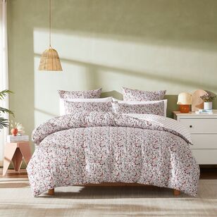 KOO Lola Quilted Quilt Cover Set Pink