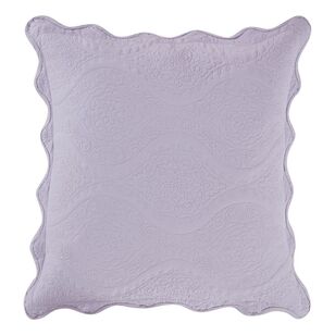 KOO Lola Quilted Coverlet European Pillowcase Lilac European