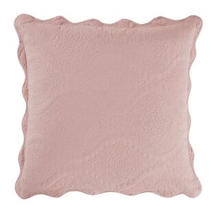 KOO Lola Quilted Coverlet European Pillowcase Pink European