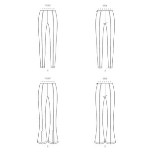 Butterick B6963 Misses' Pants Pattern White