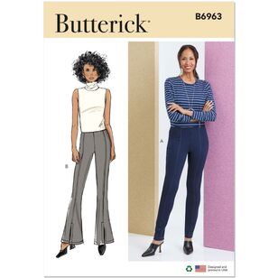 Butterick B6963 Misses' Pants Pattern White