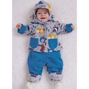 Butterick B6969 Infants' Jacket, Overalls, Pants, Hats and Mittens Pattern White XXS - L