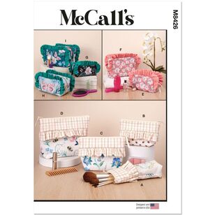 McCall's M8426 Zipper Cases Pattern White One Size