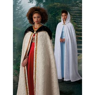 McCall's M8428 Misses' Cape Costume Pattern White XS - XL