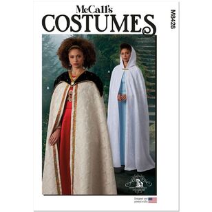 McCall's M8428 Misses' Cape Costume Pattern White XS - XL