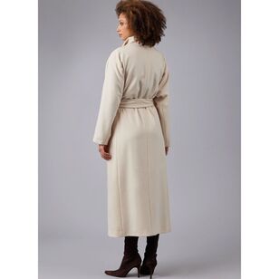 McCall's M8438 Misses' Coats and Vest Pattern White