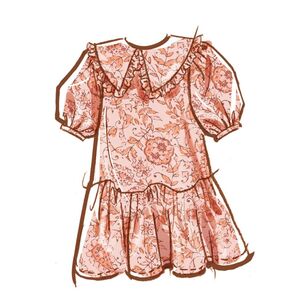 McCall's M8444 Children's and Girls' Dresses Pattern White