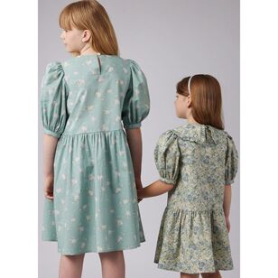 McCall's M8444 Children's and Girls' Dresses Pattern White