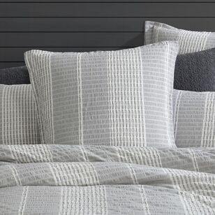 Platinum Hurley Quilt Cover Set Charcoal