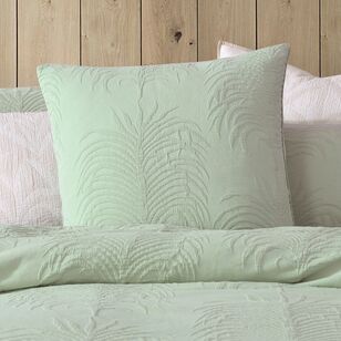 Platinum Tropicana European Pillowcase Sage European