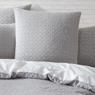 Platinum Flo Quilt Cover Set Fog