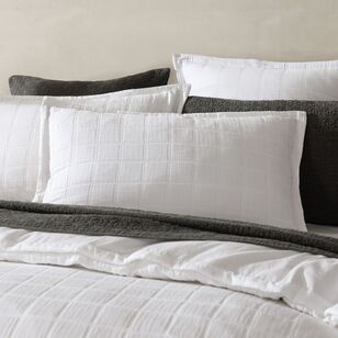 Platinum Siera Quilt Cover Set White