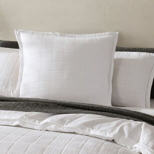 Platinum Siera Quilt Cover Set White