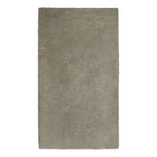 Emerald Hill Faux Fur Hall Runner Rug Taupe 80 x 150 cm