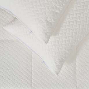 KOO Bamboo Blend Pillow Protector White Standard