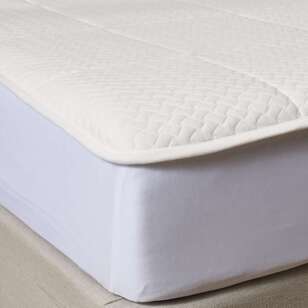 KOO Bamboo Blend Mattress Protector White